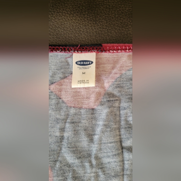 Old Navy Red and Black Long Sleeve Sheath Dress - Picture 4 of 4